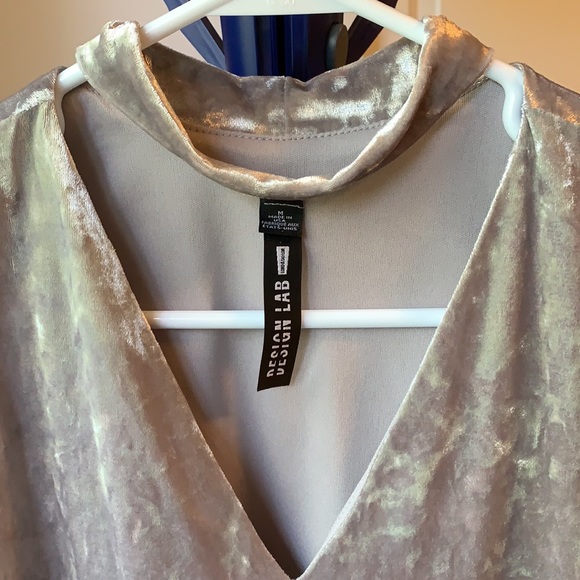 Design Lab crushed velvet top - Picture 2 of 5